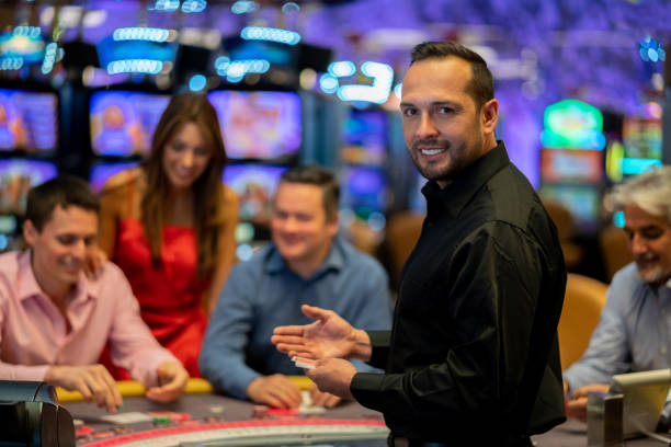 Live dealer blackjack table with real cards
